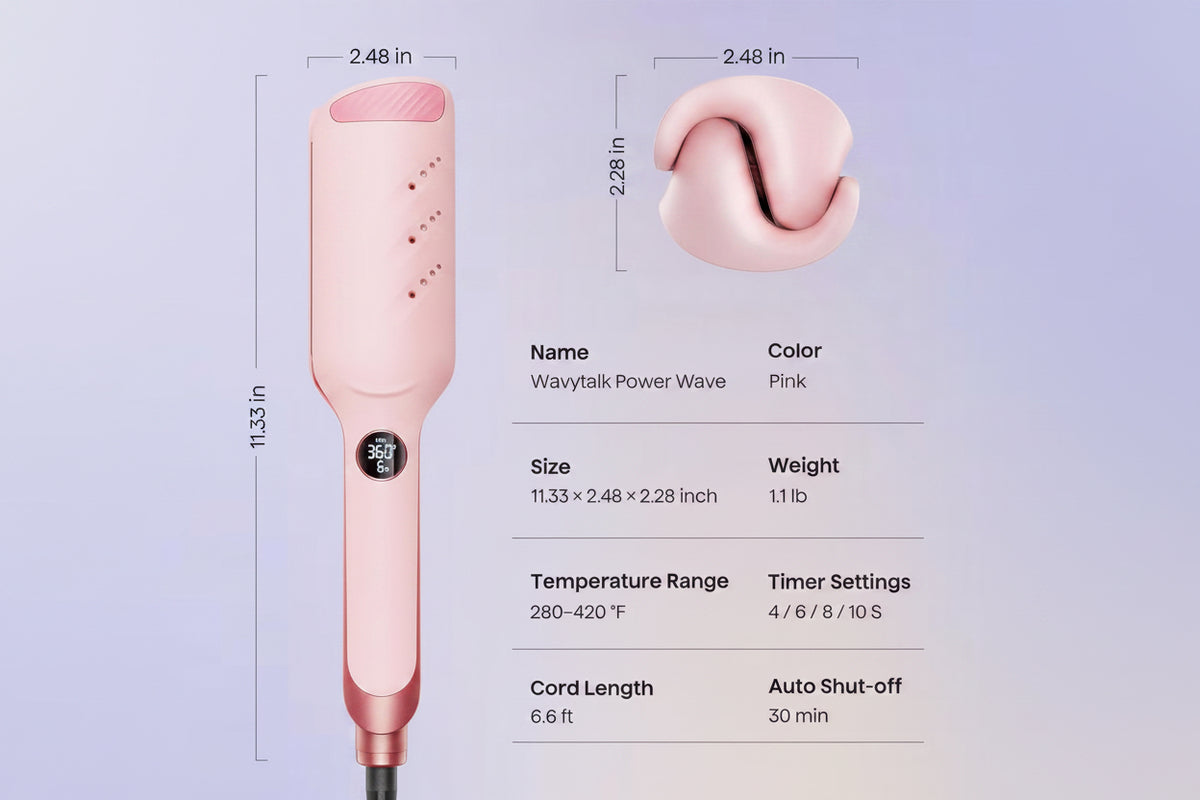 CulrerTalk Power Wave Hair Crimper