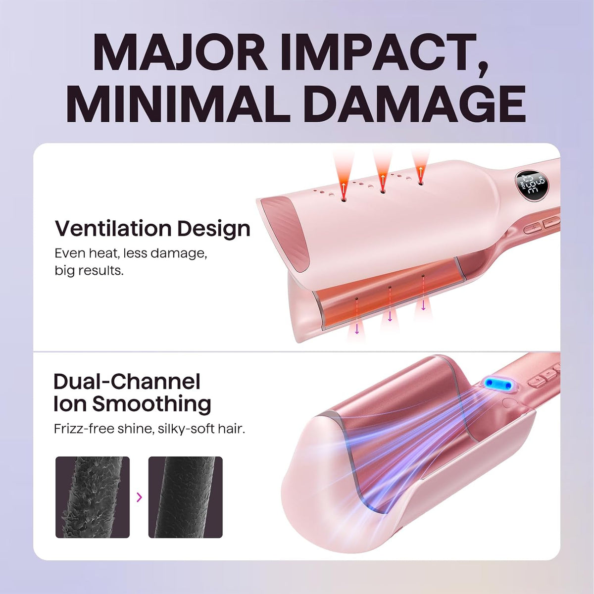 CulrerTalk Power Wave Hair Crimper